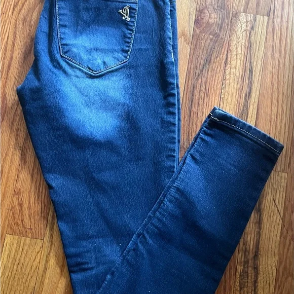 VIP Women's Dark Blue Skinny Jeans - Picture 3 of 3